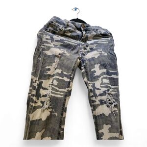 Ashley Mason Green Camo Pants, Size 26